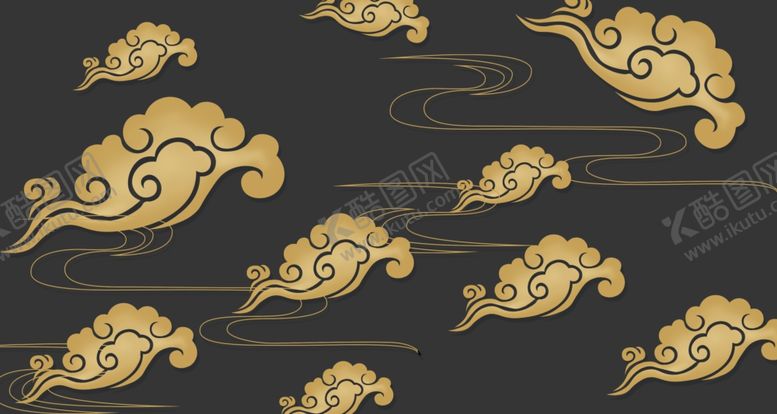 编号：52555811041729398177【酷图网】源文件下载-祥云背景底纹