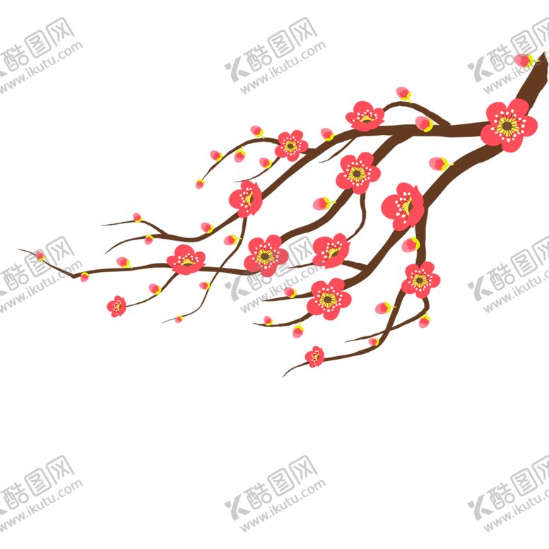 编号：95241009232015449219【酷图网】源文件下载-中国风水墨梅