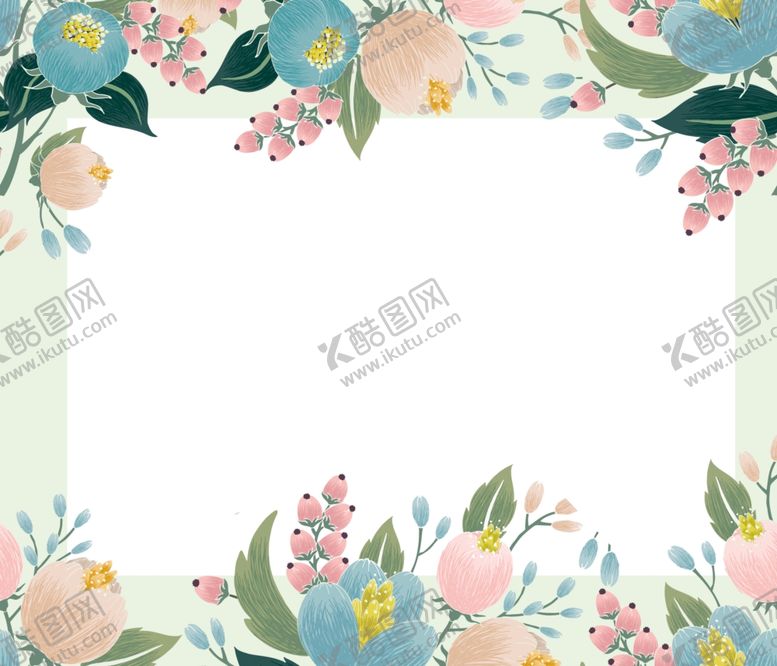 编号：88424801271335105589【酷图网】源文件下载-花卉边框