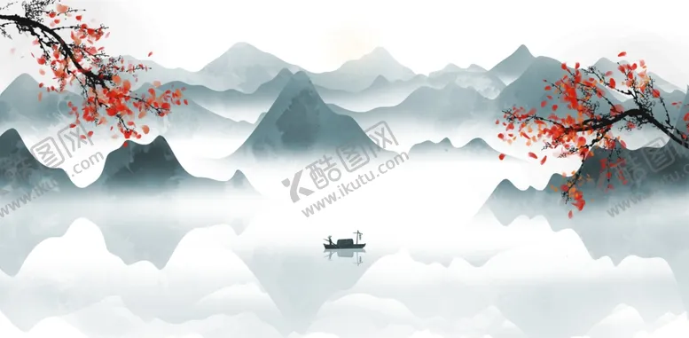 编号：48963006161002326962【酷图网】源文件下载-水墨山水