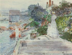 街景风景印象派油画