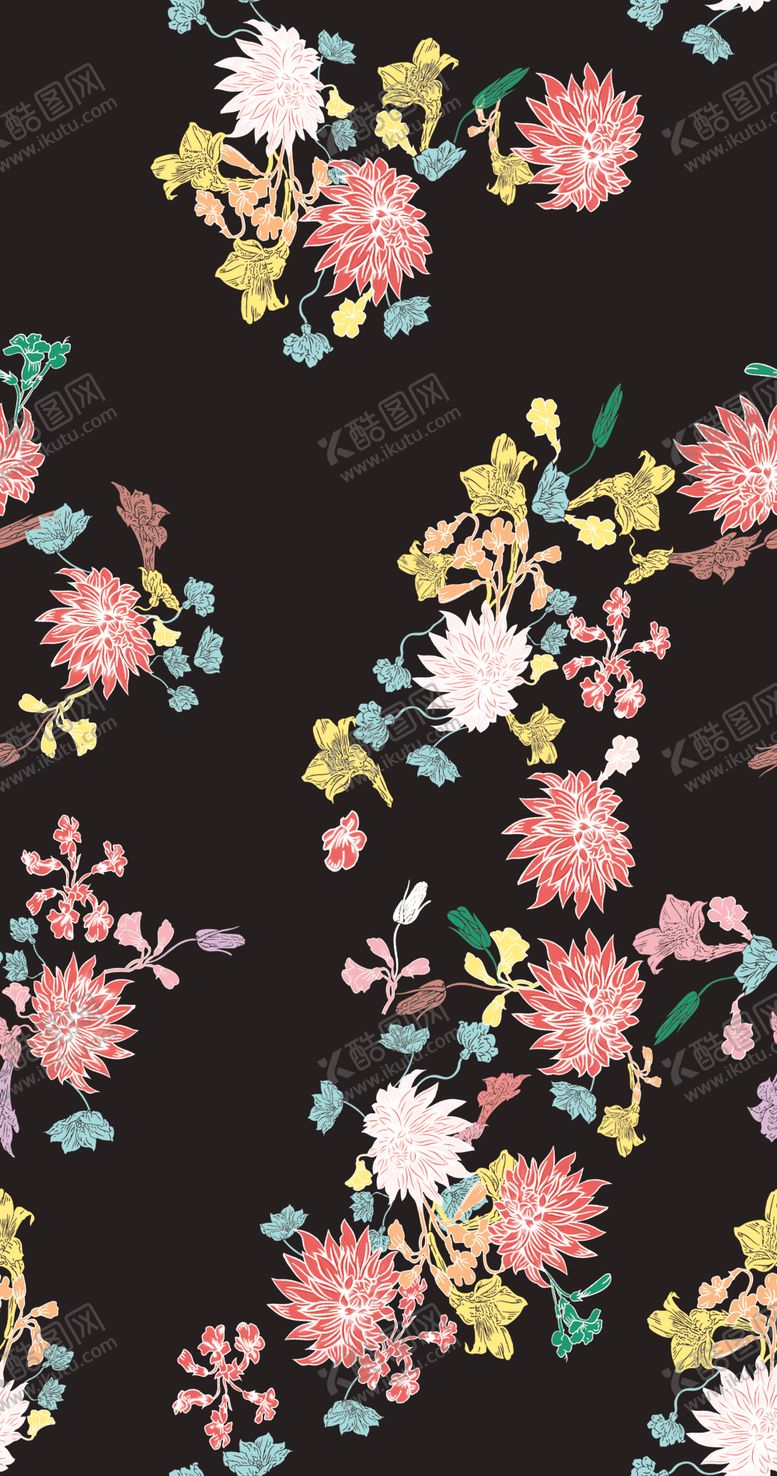 编号：65830106270548112691【酷图网】源文件下载-手绘花