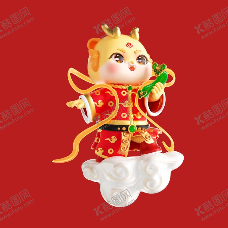 编号：59532302191648481990【酷图网】源文件下载-手绘卡通小龙