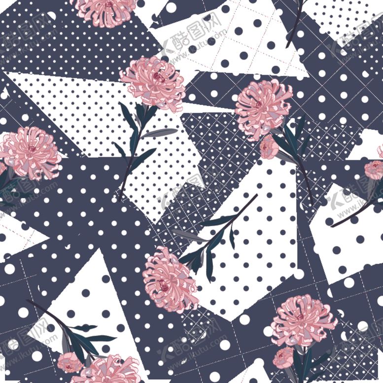 编号：48724109222322499597【酷图网】源文件下载-拼接印花