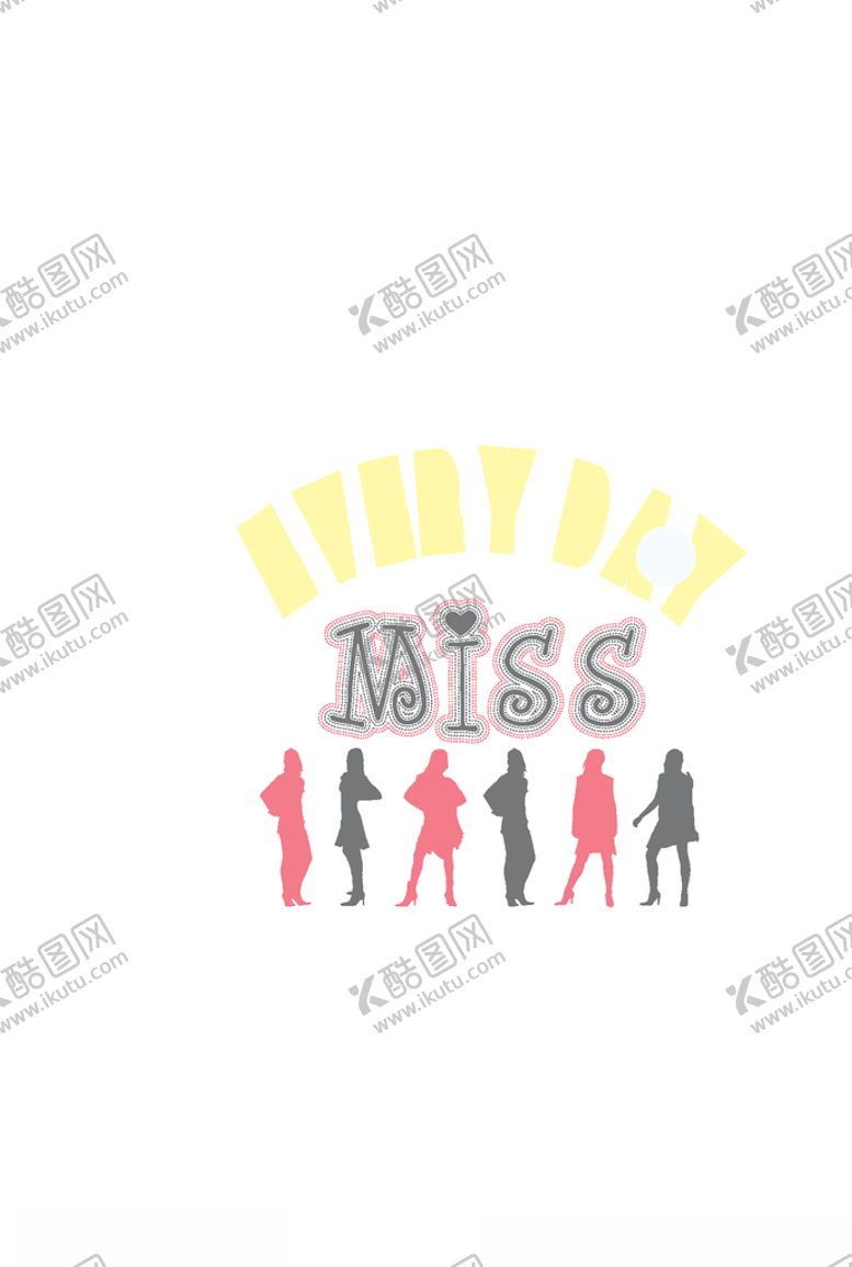 编号：87417605140323406239【酷图网】源文件下载-女装人物印花
