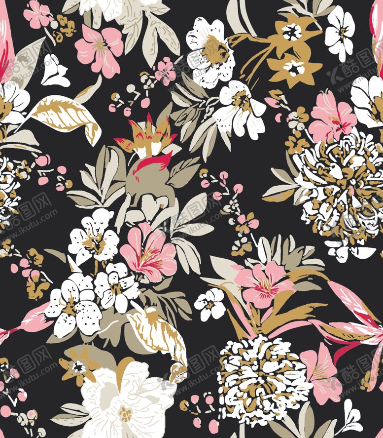 编号：58785910021245047507【酷图网】源文件下载-手绘花