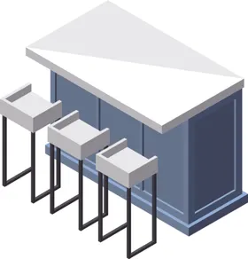 家具室内装修布局Ai矢量居