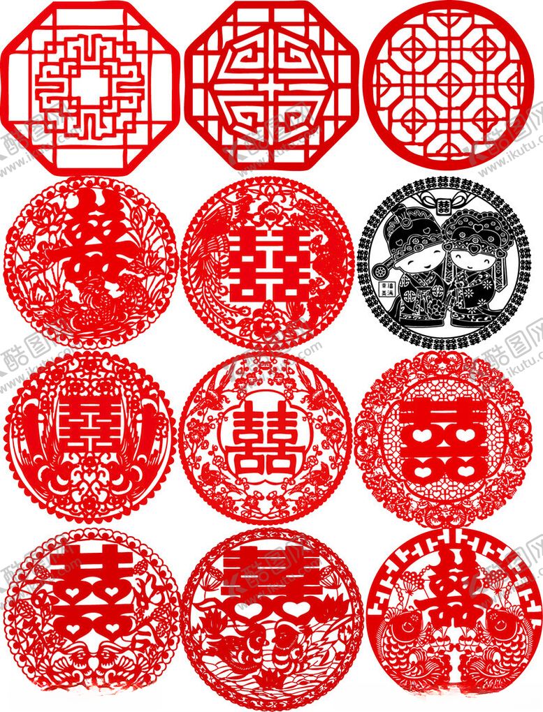 编号：81923811022022562903【酷图网】源文件下载-传统中式圆形花纹图案