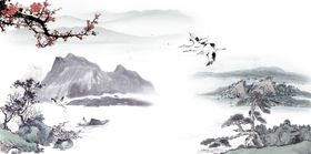 水墨梅花