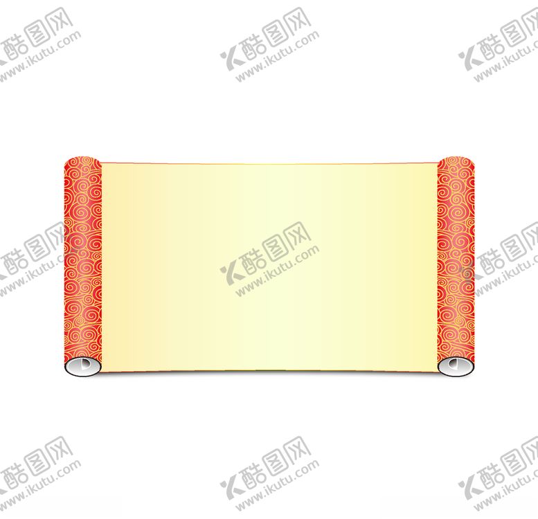 编号：58122709211045195952【酷图网】源文件下载-卷轴