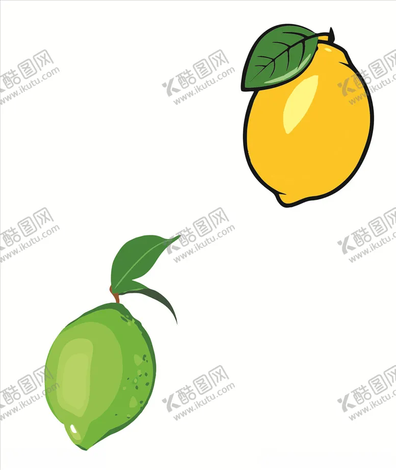 编号：50303204290422155093【酷图网】源文件下载-手绘柠檬矢量