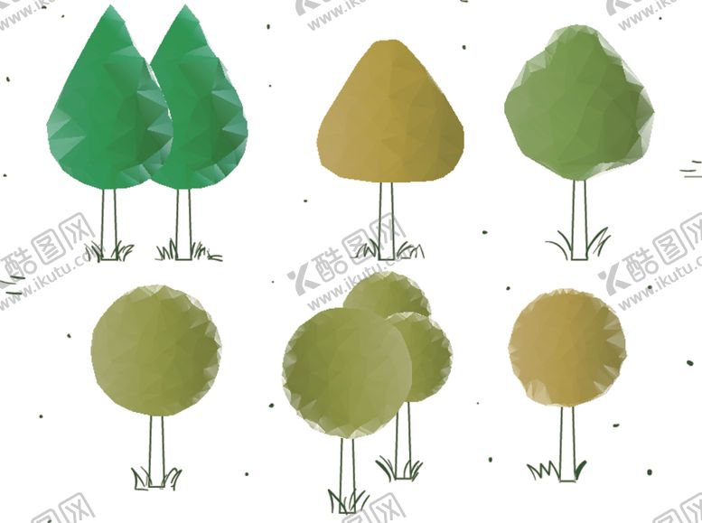 编号：65874310110338009005【酷图网】源文件下载-创意树矢量图