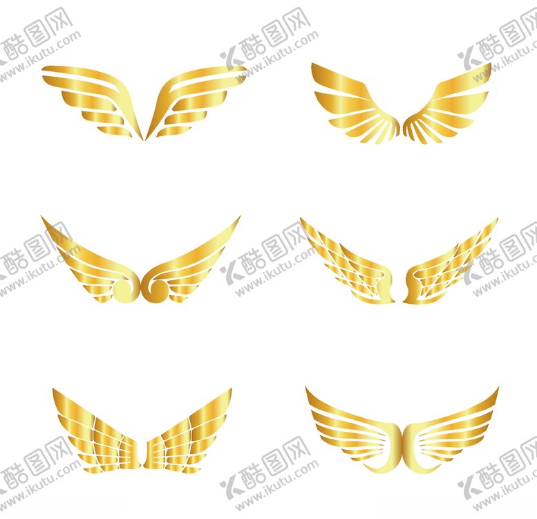 编号：85143510210555001388【酷图网】源文件下载-翅膀元素