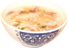 潮洲咸菜肚丝粥