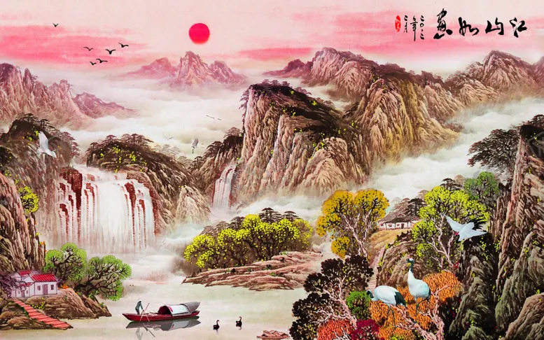 编号：45461004130745452356【酷图网】源文件下载-鸿运当头风水背景