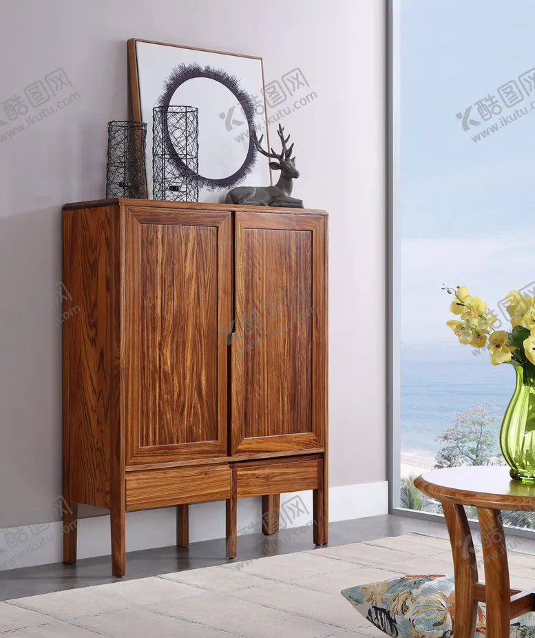 编号：41293509092055408029【酷图网】源文件下载-北欧家具_北欧风格斗柜装饰柜