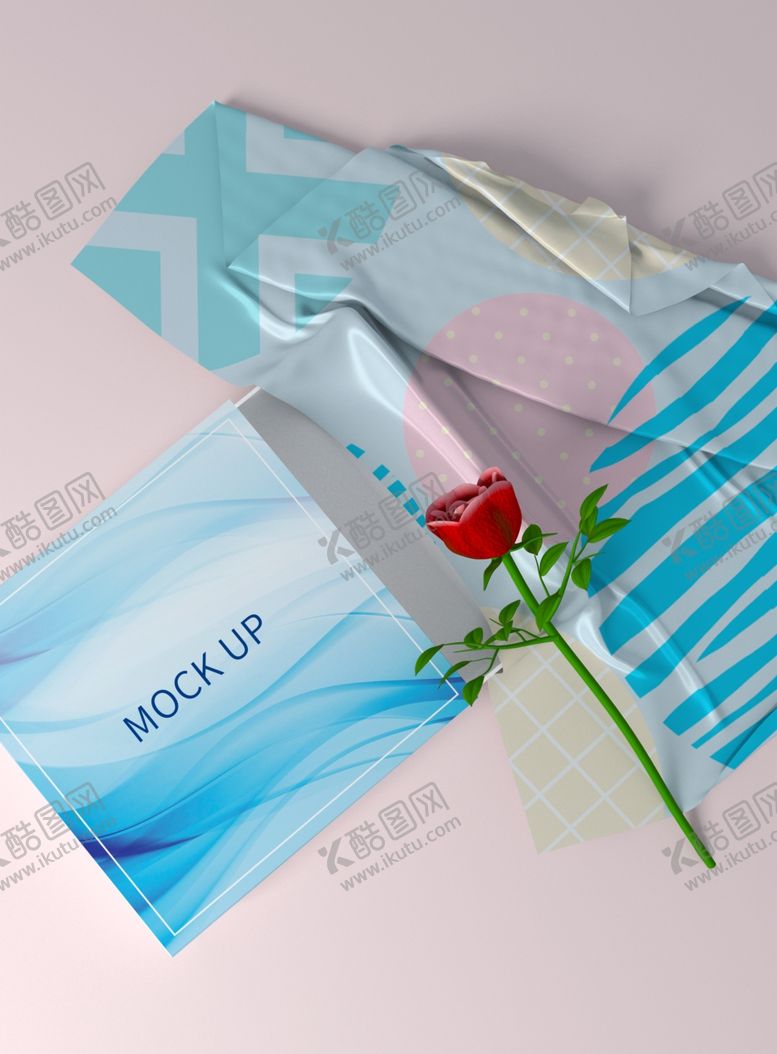 编号：67045010071545168359【酷图网】源文件下载-丝巾展示样机