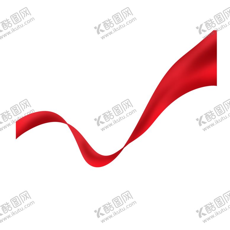 编号：60084909231606094714【酷图网】源文件下载-红色飘带