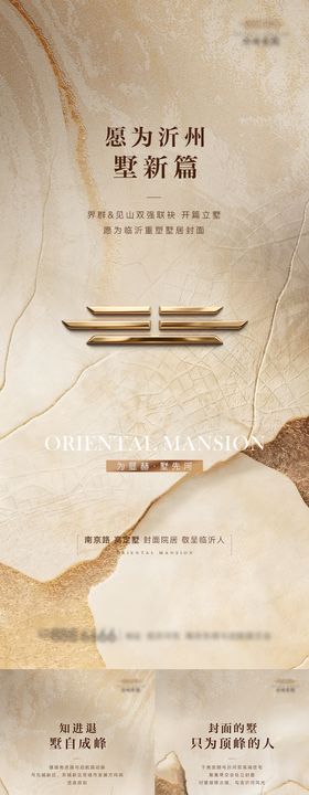 地产中式入市形象海报