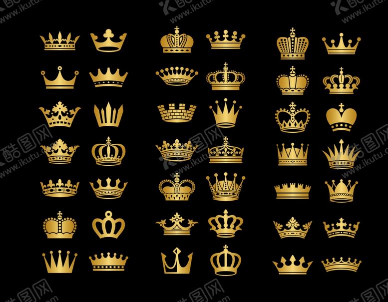 编号：80639809131024506284【酷图网】源文件下载-金色皇冠图标