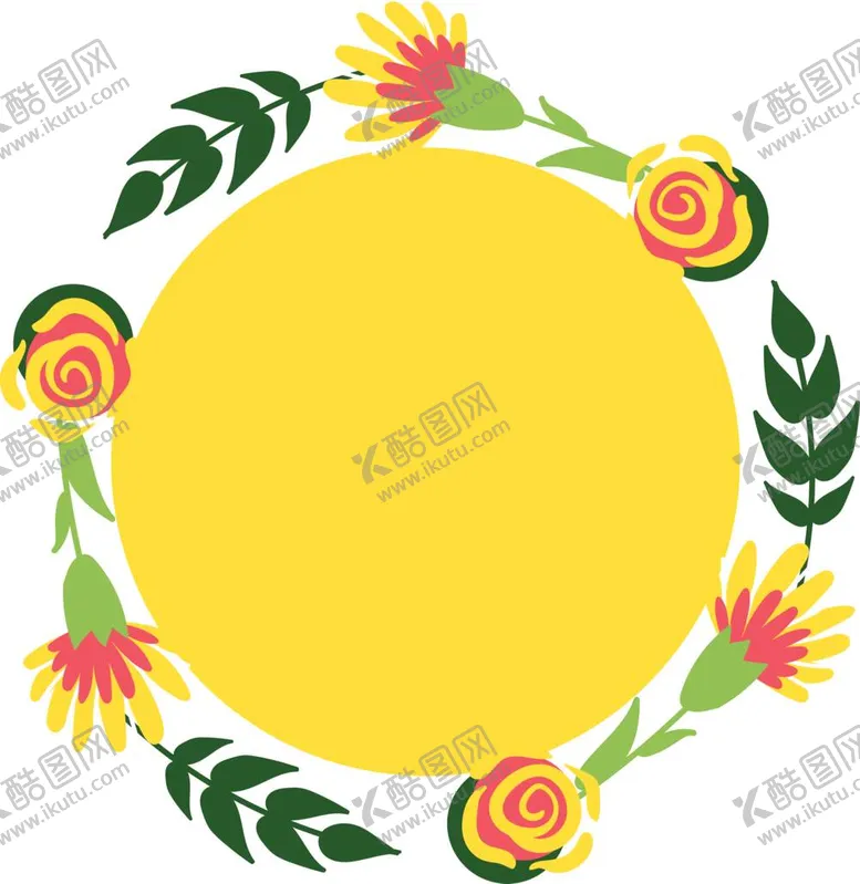编号：92416010081812556294【酷图网】源文件下载-花朵标签免抠图