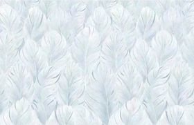 清新现代简约创意手绘羽毛