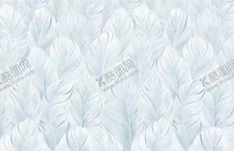 编号：37412810302048097509【酷图网】源文件下载-清新现代简约创意手绘羽毛