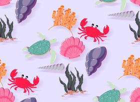 海洋生物插图
