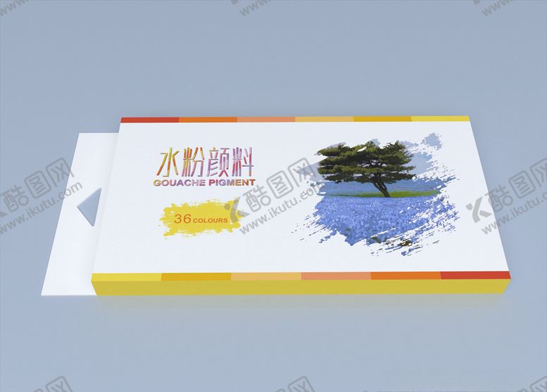 编号：68914006182115025721【酷图网】源文件下载-颜料盒展开图