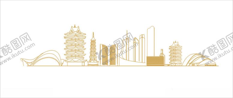 编号：22755212051208351676【酷图网】源文件下载-合肥城市剪影
