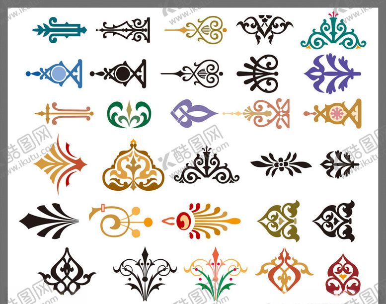 编号：39159911010430299038【酷图网】源文件下载-花边花纹角花