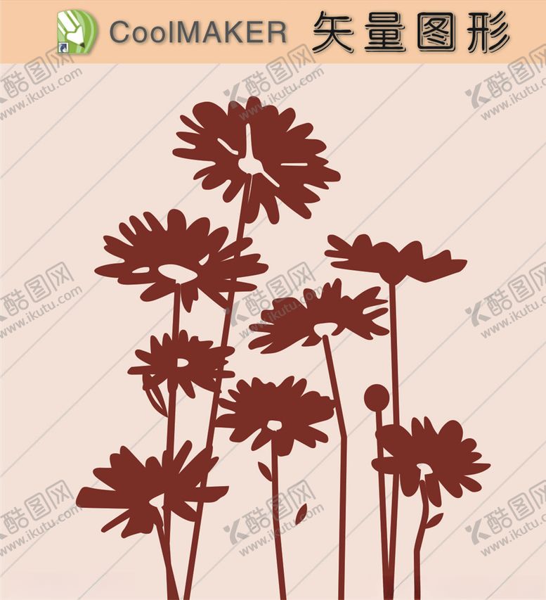 编号：81606410010927294780【酷图网】源文件下载-花草剪纸花草壁纸简洁手绘