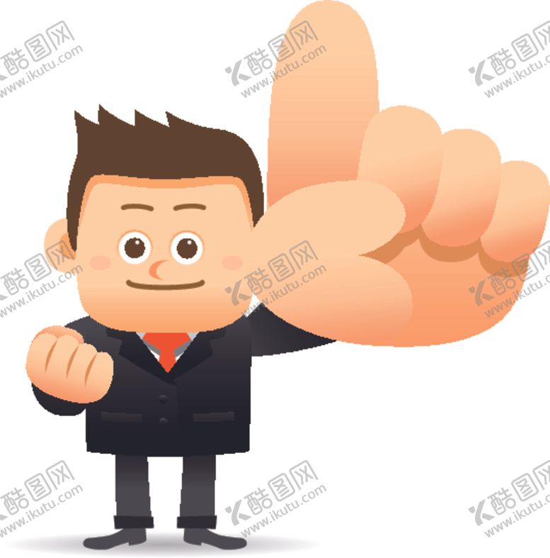 编号：38733807020558581335【酷图网】源文件下载-卡通商务男性