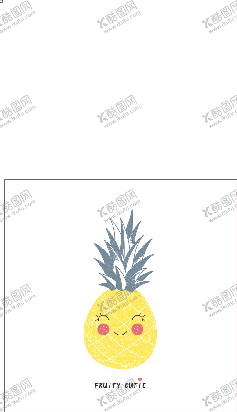 编号：84232010190730316113【酷图网】源文件下载-卡通菠萝
