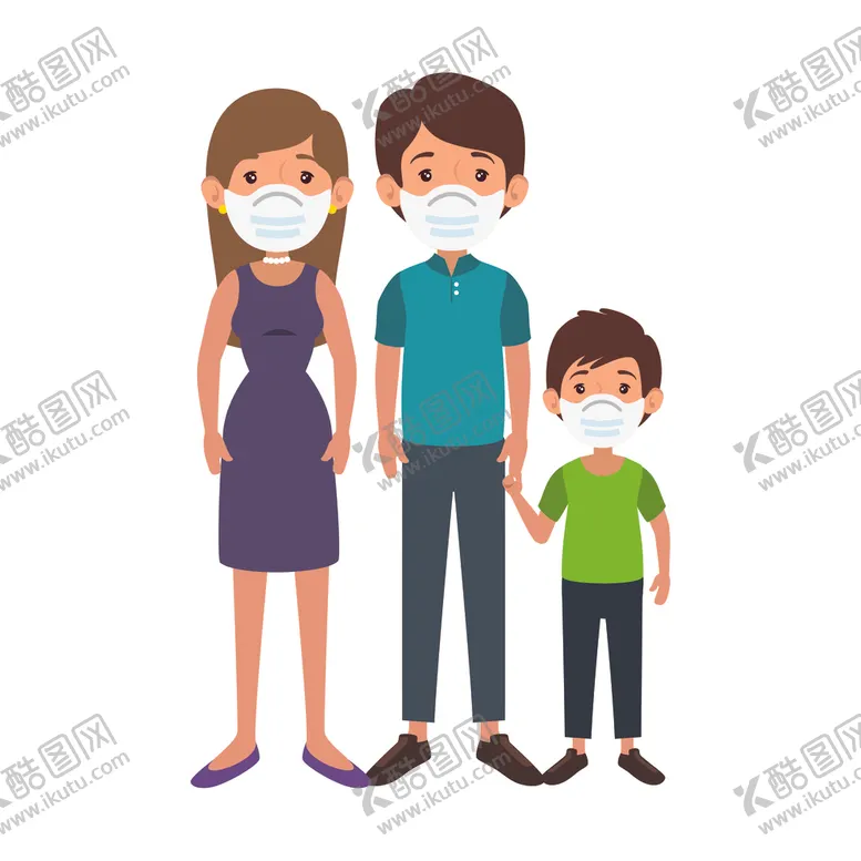 编号：96740304221001422560【酷图网】源文件下载-戴口罩的人物