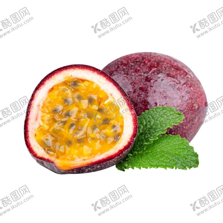 编号：89651301271719499492【酷图网】源文件下载-手绘可爱卡通写实水果百香果图片
