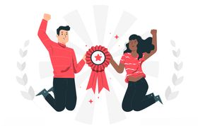 人物插图扁平办公矢量