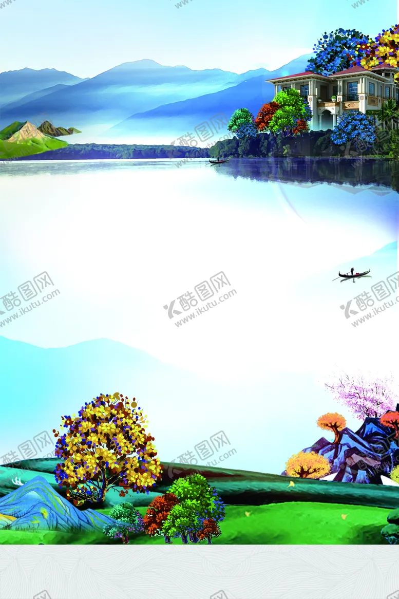 编号：98690705082328467592【酷图网】源文件下载-山水画