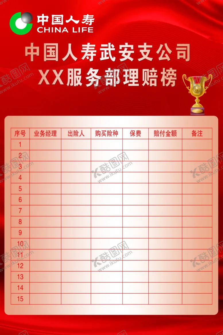 编号：77698602250411241999【酷图网】源文件下载-中国人寿展板