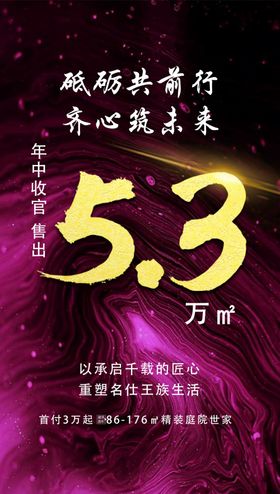 地产开盘热销海报