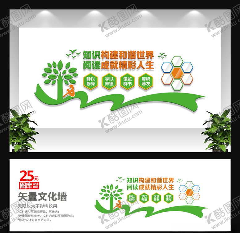 编号：45487810131433225775【酷图网】源文件下载-校园文化墙