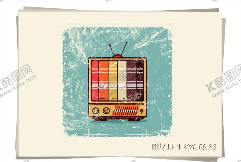 编号：63634909251206312554【酷图网】源文件下载-复古电视机画册