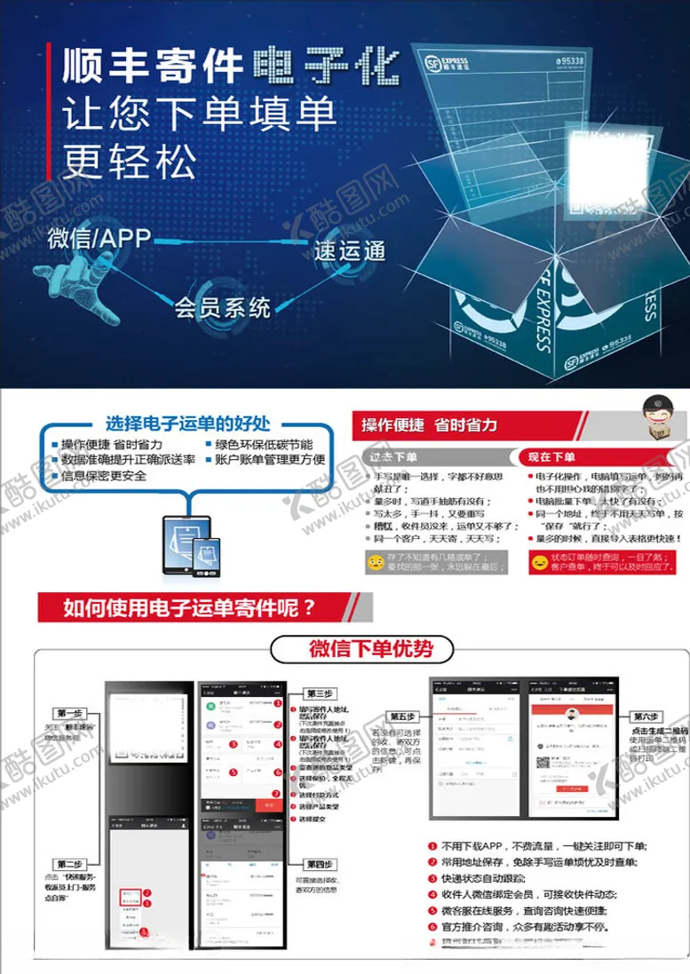 编号：16554606261438503672【酷图网】源文件下载-顺丰网上下单单页
