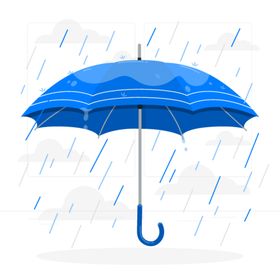 矢量雨伞