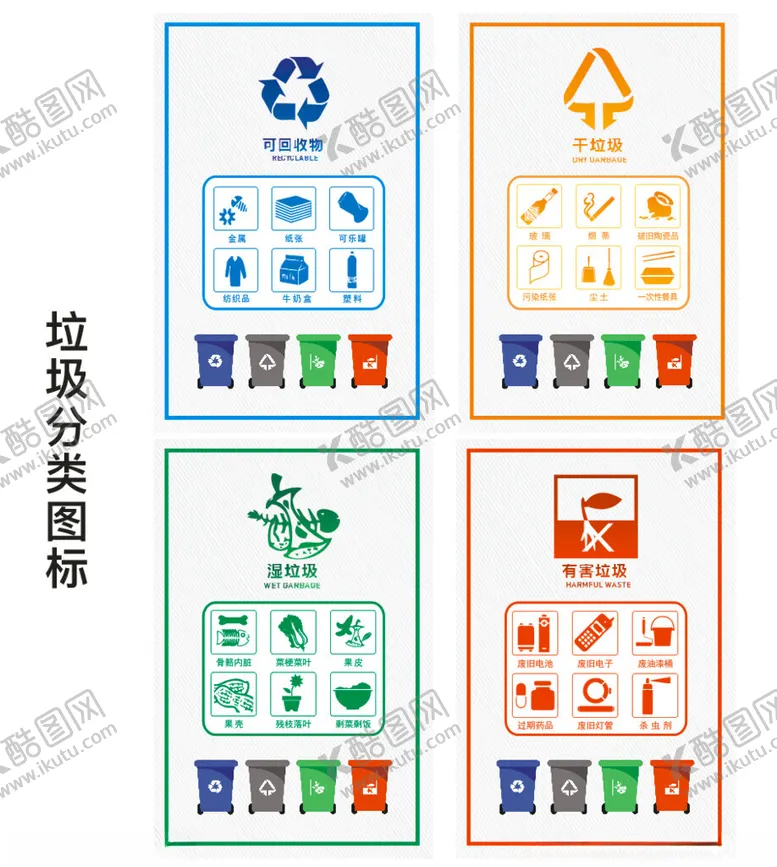 编号：44558602061435365166【酷图网】源文件下载-垃圾分类