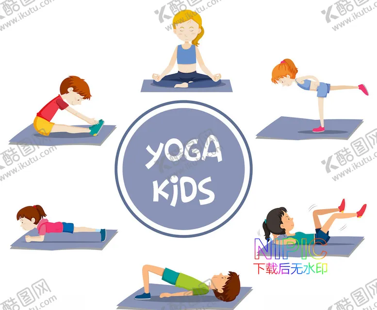 编号：65372904161443397005【酷图网】源文件下载-瑜伽yoga瑜珈动作