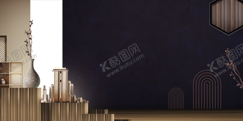 编号：21504009091603487687【酷图网】源文件下载-地产活动复古宣传背景海报素材