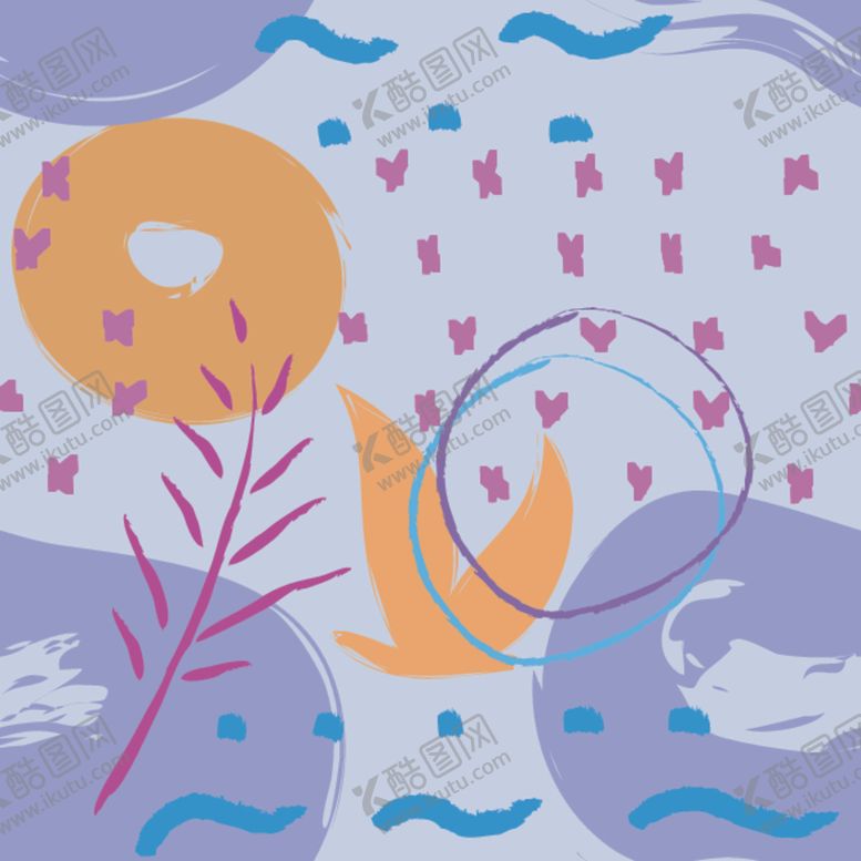 编号：25985509210326359353【酷图网】源文件下载-水彩手绘无缝背景