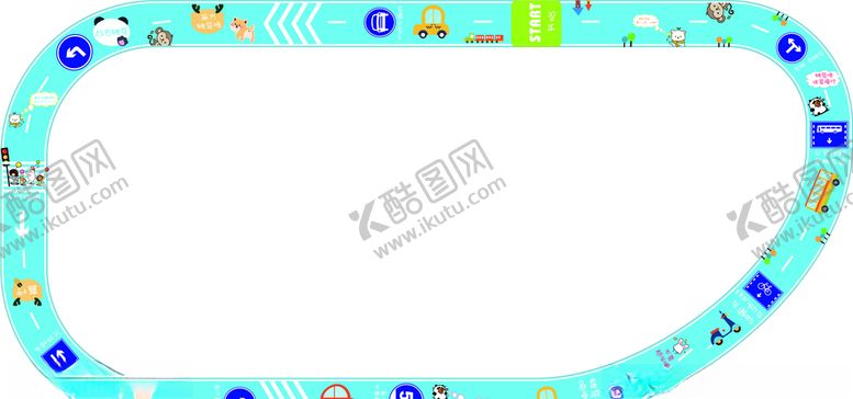 编号：76364604010102072145【酷图网】源文件下载-商场儿童动力火车道