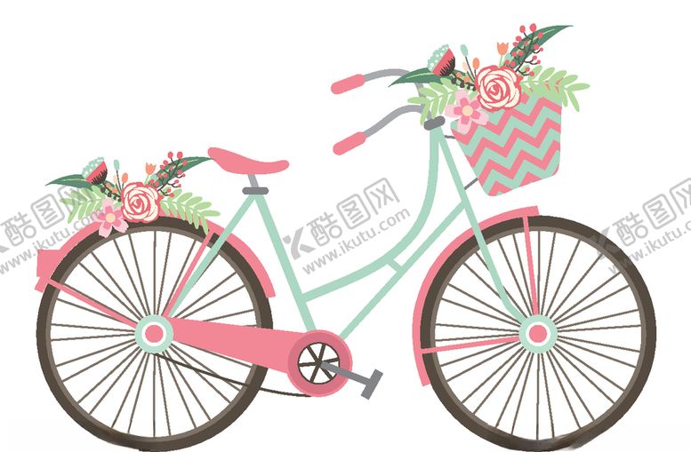 编号：29886409190054486088【酷图网】源文件下载-卡通自行车